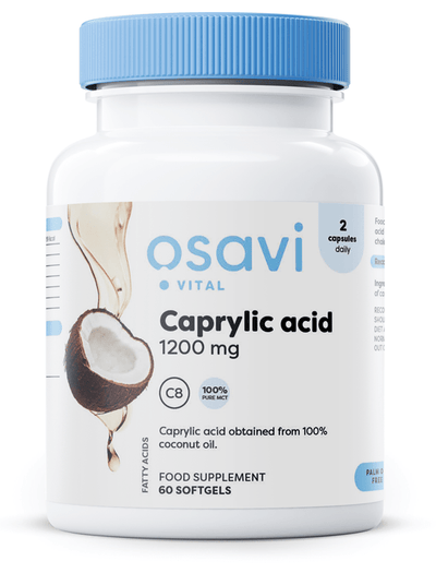 Osavi Caprylic Acid, 1200mg - 60 softgels