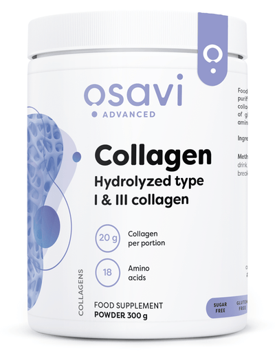 Osavi Collagen Peptides - Hydrolyzed Type 1 & 3 - 300g