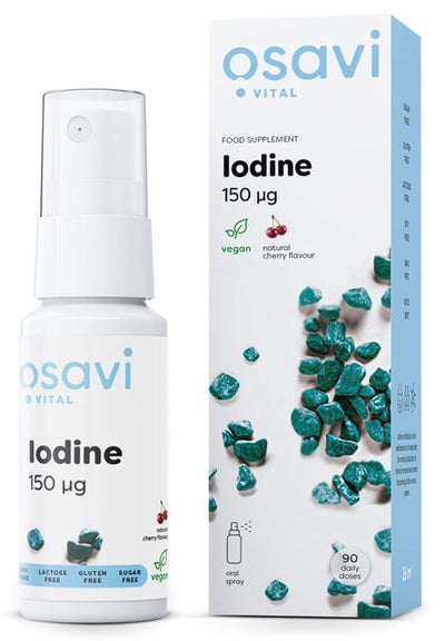 Osavi Iodine Oral Spray, 150mcg (Cherry) - 26 ml.