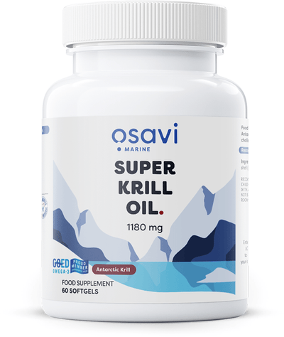 Osavi Super Krill Oil, 1180mg - 60 softgels