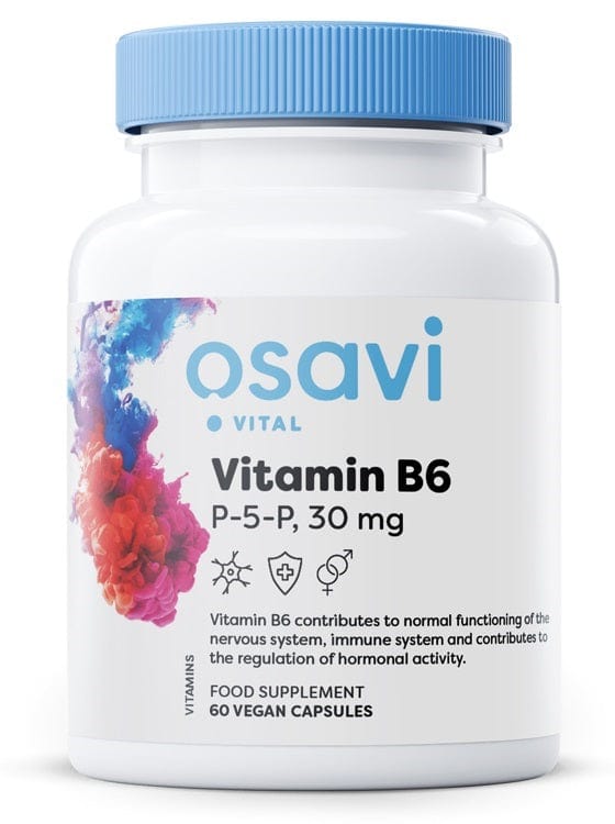 Osavi Vitamin B6 - P-5-P, 30mg - 60 vegan caps