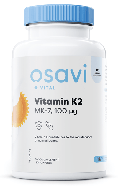 Osavi Vitamin K2 MK-7, 100mcg - 120 softgels