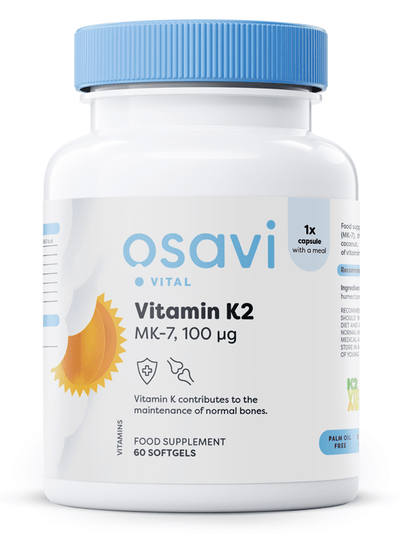 Osavi Vitamin K2 MK-7, 100mcg - 60 softgels