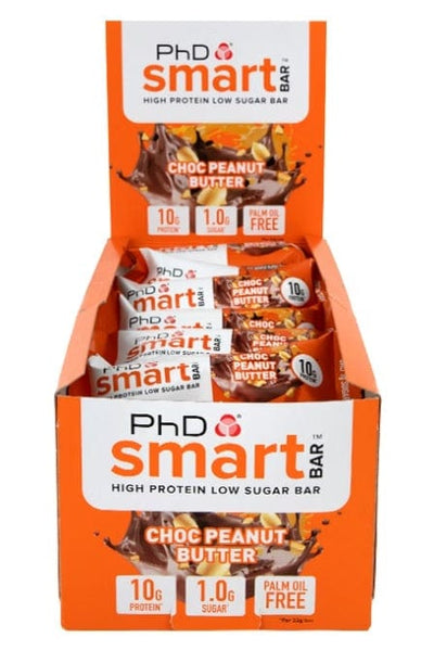 PhD Smart Bar, Choc Peanut Butter - 24 x 32g