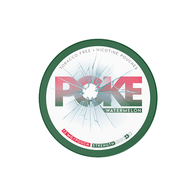 Poke Smoking Products 12mg Poke Watermelon Nicotine Pouches - 20 Pouches
