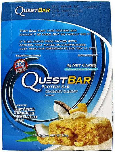 Quest Nutrition Quest Bar, Coconut Cashew - 12 bars