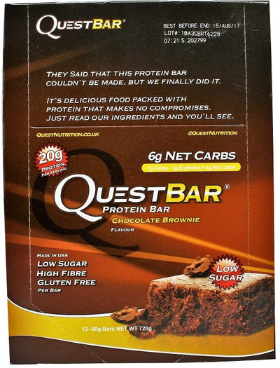 Quest Nutrition Quest Bar, Oatmeal Chocolate Chip - 12 bars