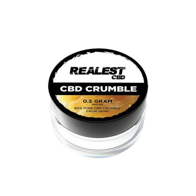 Realest CBD CBD Products Realest CBD 500mg 80% Broad Spectrum CBD Crumble (BUY 1 GET 1 FREE)