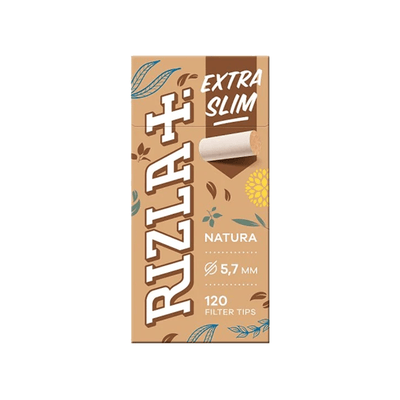 Rizla Smoking Products Rizla 5.7mm Natura Extra Slim Filter Tips (20 Pack)