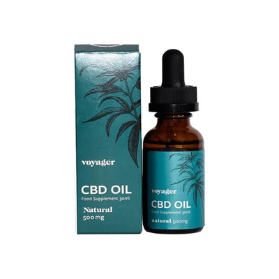 Voyager CBD Products Voyager 500mg CBD Natural Oil - 30ml