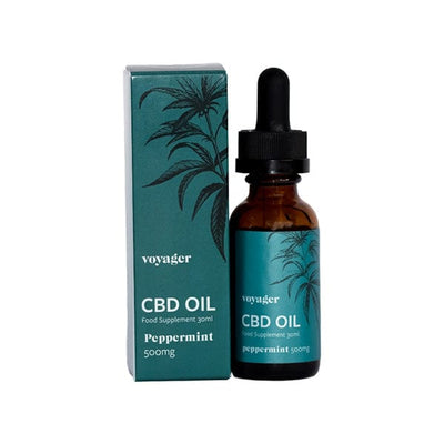 Voyager CBD Products Voyager 500mg CBD Peppermint Oil - 30ml