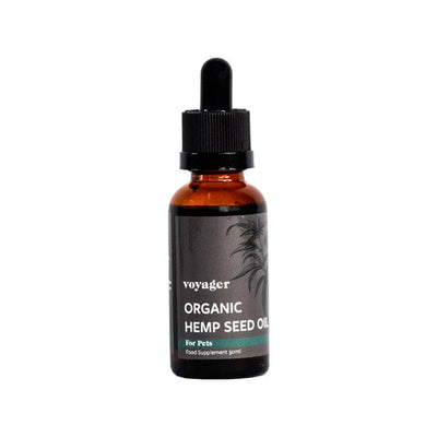 Voyager CBD Products Voyager Pets Organic Hemp Seed Oil - 30ml