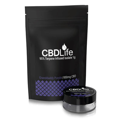 CBDLife CBD Products 1g / Grandaddy Purple CBDLife's CBD Terpene Infused Isolate 95%