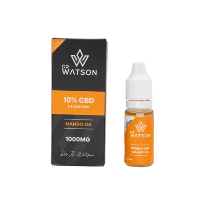 Dr Watson CBD Products Mango OG Dr Watson 1000mg Full Spectrum CBD E-liquid 10ml