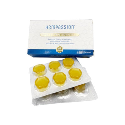 Hempassion CBD Products Hempassion 10mg CBD Honey & Citrus Pastilles