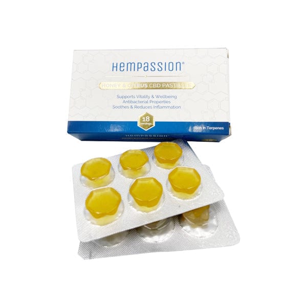 Hempassion CBD Products Hempassion 5mg CBD Honey & Citrus Pastilles