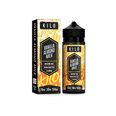 Kilo Vaping Products Vanilla Almond Milk Kilo 100ml Shortfill 0mg (70VG/30PG)