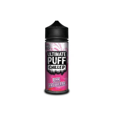 Ultimate Puff Vaping Products Chilled Pink Raspberry 0mg Ultimate Puff Chilled Shortfill 100ml (70VG/30PG)