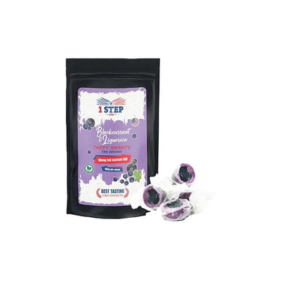 1 Step CBD CBD Products 1 Step CBD 100mg Full Spectrum CBD Blackcurrant & Liquorice Taffy Grab Bag
