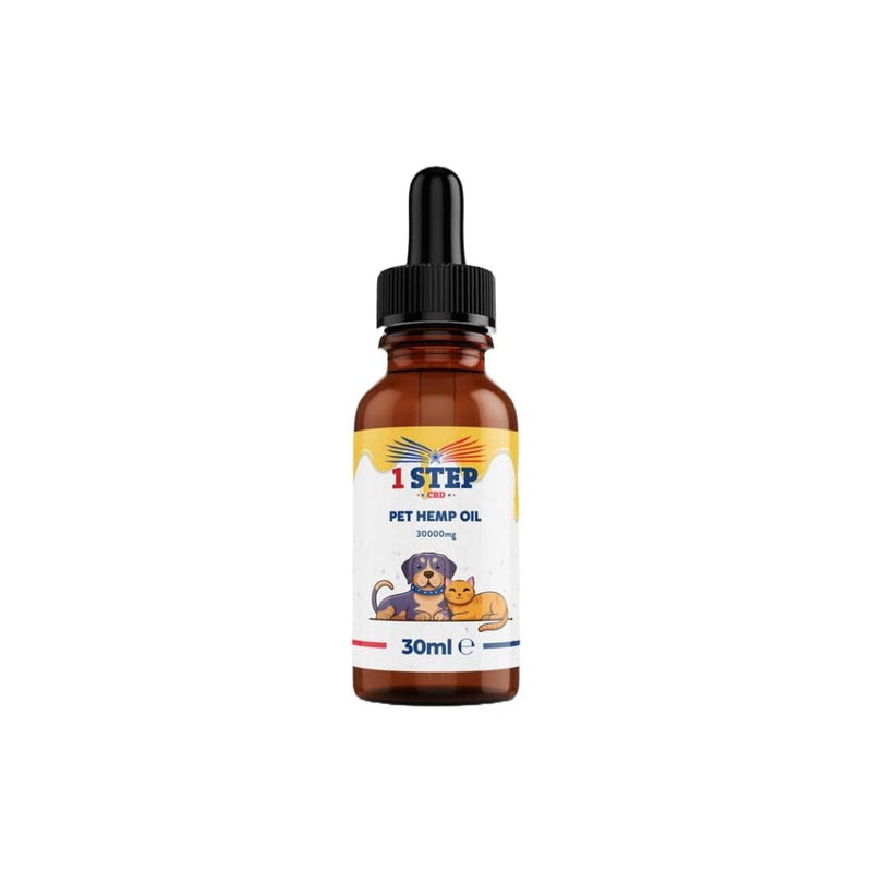 1 Step CBD CBD Products 1 Step CBD 30000mg Natural Pet Hemp Oil 30ml