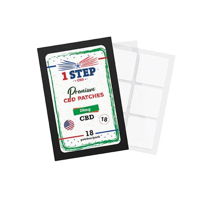 1 Step CBD CBD Products 18 Patches 1 Step CBD 20mg CBD Patches