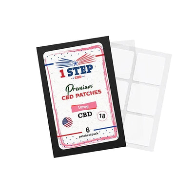 1 Step CBD CBD Products 6 Patches 1 Step CBD 10mg CBD Patches