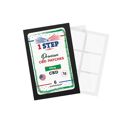1 Step CBD CBD Products 6 Patches 1 Step CBD 20mg CBD Patches