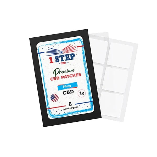 1 Step CBD CBD Products 6 Patches 1 Step CBD 50mg CBD Patches
