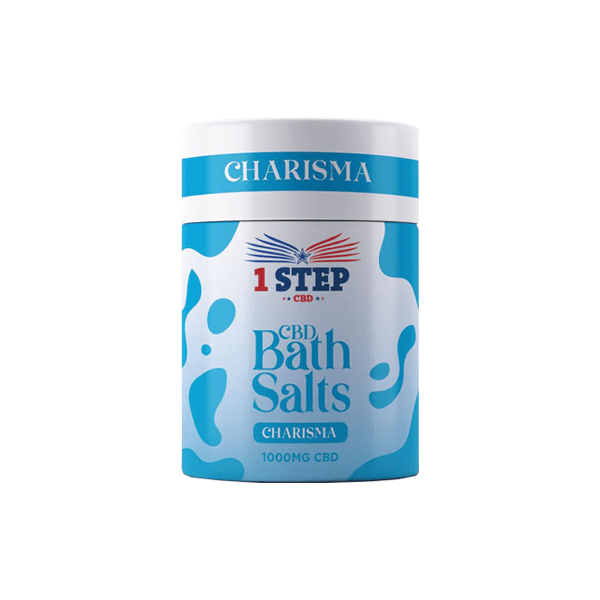 1 Step CBD CBD Products Charisma 1 Step CBD 1000mg CBD Bath Salts - 500g (BUY 1 GET 1 FREE)