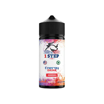 1 Step CBD CBD Products Energy Drink 1 Step CBD 2000mg CBD E-liquid 120ml (BUY 1 GET 1 FREE)