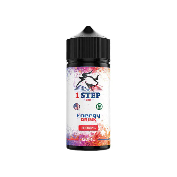 1 Step CBD CBD Products Energy Drink 1 Step CBD 2000mg CBD E-liquid 120ml (BUY 1 GET 1 FREE)