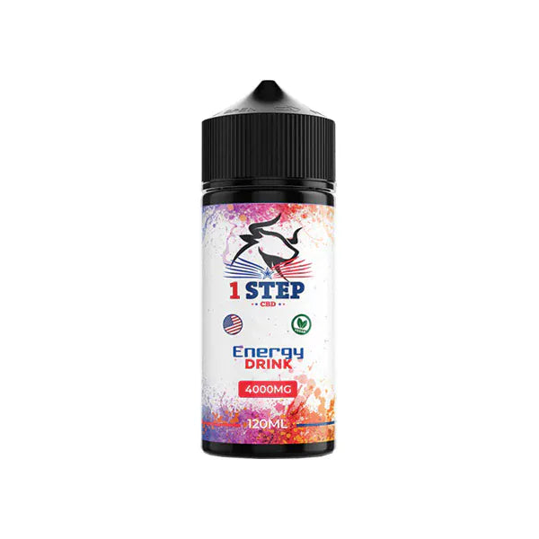 1 Step CBD CBD Products Energy Drink 1 Step CBD 4000mg CBD E-liquid 120ml (BUY 1 GET 1 FREE)