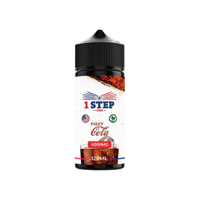 1 Step CBD CBD Products Fizzy Cola 1 Step CBD 4000mg CBD E-liquid 120ml (BUY 1 GET 1 FREE)
