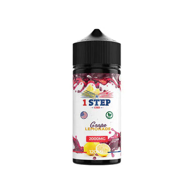 1 Step CBD CBD Products Grape Lemonade 1 Step CBD 2000mg CBD E-liquid 120ml (BUY 1 GET 1 FREE)