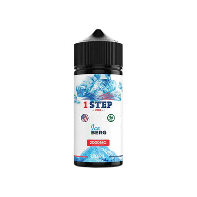 1 Step CBD CBD Products Ice Berg 1 Step CBD 2000mg CBD E-liquid 120ml (BUY 1 GET 1 FREE)