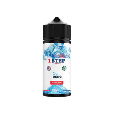 1 Step CBD CBD Products Ice Berg 1 Step CBD 4000mg CBD E-liquid 120ml (BUY 1 GET 1 FREE)