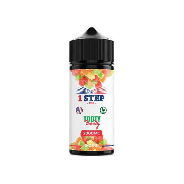 1 Step CBD CBD Products Tooty Frooty 1 Step CBD 2000mg CBD E-liquid 120ml (BUY 1 GET 1 FREE)
