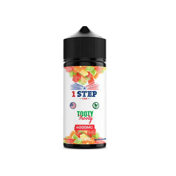 1 Step CBD CBD Products Tooty Frooty 1 Step CBD 4000mg CBD E-liquid 120ml (BUY 1 GET 1 FREE)