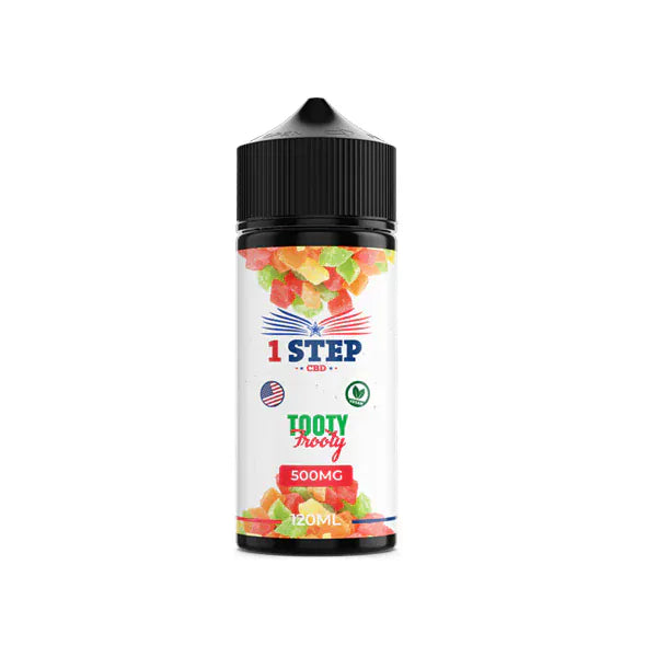 1 Step CBD CBD Products Tooty Frooty 1 Step CBD 500mg CBD E-liquid 120ml (BUY 1 GET 1 FREE)