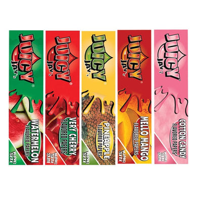 Juicy Jay Smoking Products Juicy Jay King Size Flavoured Slim Rolling Paper (24 Pack)