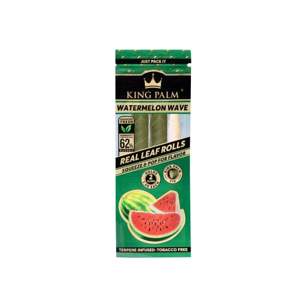 King Palm Smoking Products Magic Mint King Palm Flavoured Slim 1.5G Rolls (2 Packs)