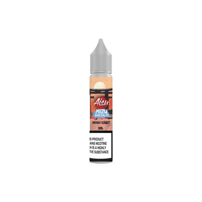 Aisu Vaping Products Mango Sorbet 10mg Aisu Mizu by Zap! 10ml Bar Salts (50VG/50PG)