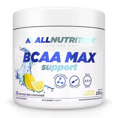 Allnutrition Amino Acids and BCAAs BCAA Max Support, Lemon - 250 grams