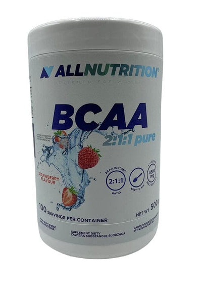 Allnutrition BCAA 2:1:1 Pure, Strawberry - 500g
