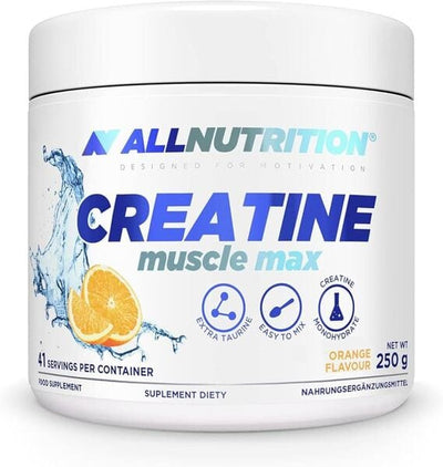Allnutrition Creatine Supplements Creatine Muscle Max, Orange - 250 grams