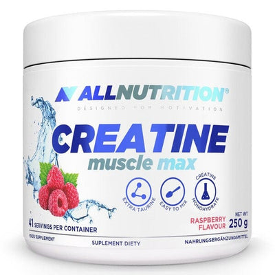 Allnutrition Creatine Supplements Creatine Muscle Max, Raspberry - 250 grams