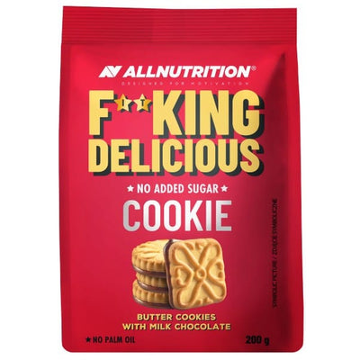 Allnutrition Fitking Delicious Cookie, Butter Cookies with Milk Chocolate - 200g