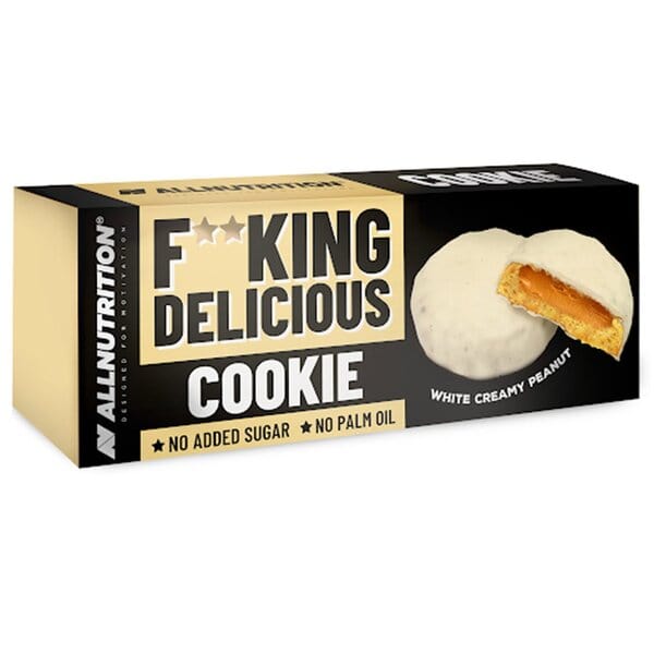 Allnutrition Fitking Delicious Cookie, White Creamy Peanut - 128g