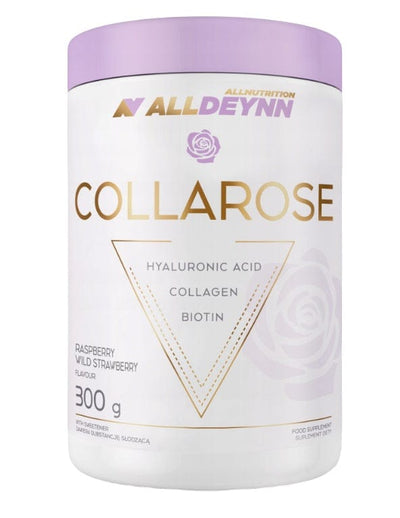 Allnutrition Health and Wellbeing AllDeynn Collarose, Raspberry Wild Strawberry - 300 grams