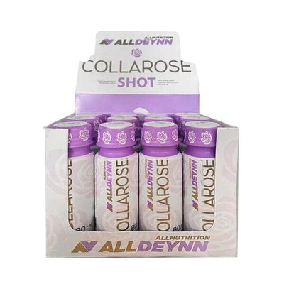 Allnutrition Health and Wellbeing AllDeynn Collarose Shot, Raspberry Wild Strawberry - 12 x 80 ml.